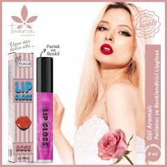 Lipgloss Renkli Gül