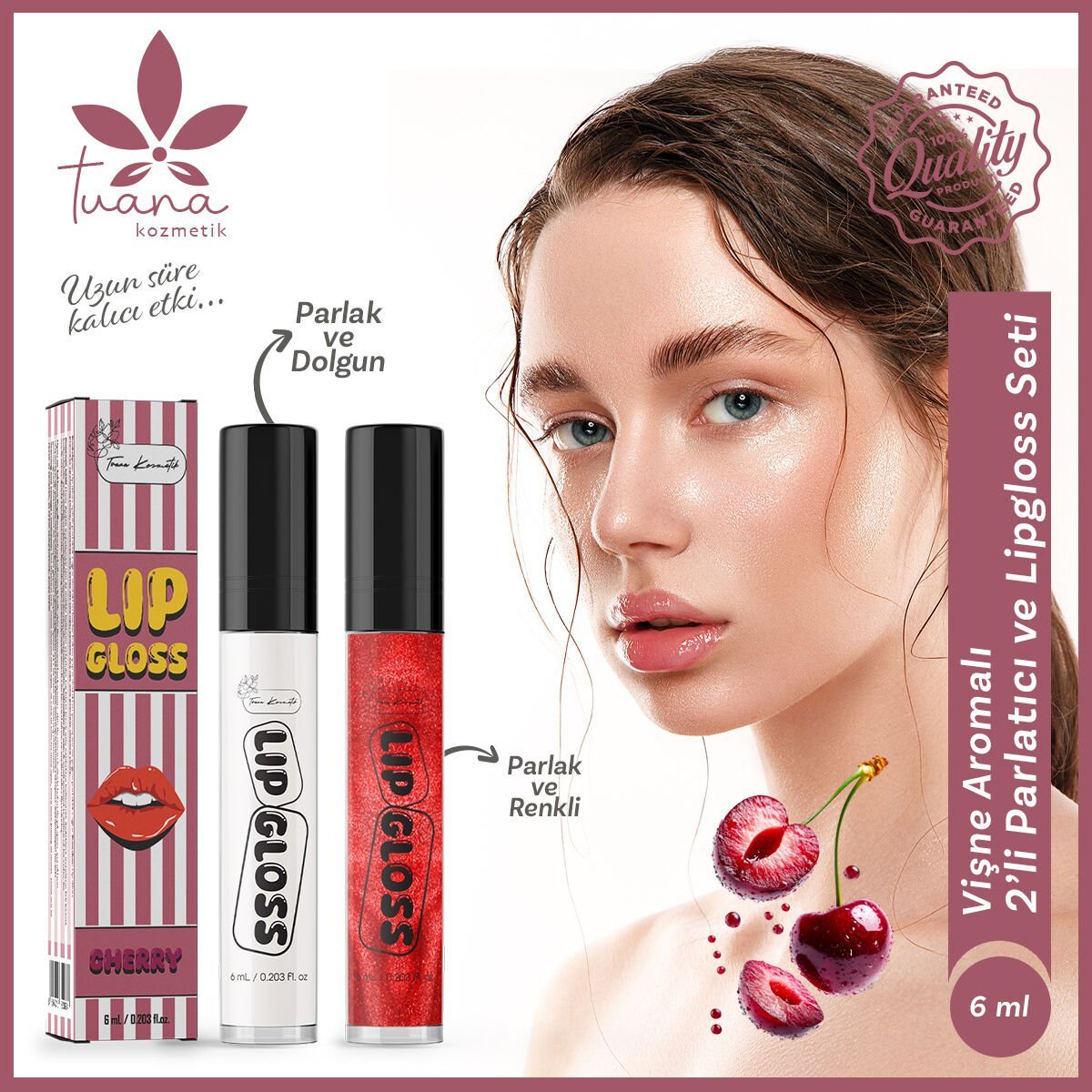 Lipgloss Vişne 2'li Set