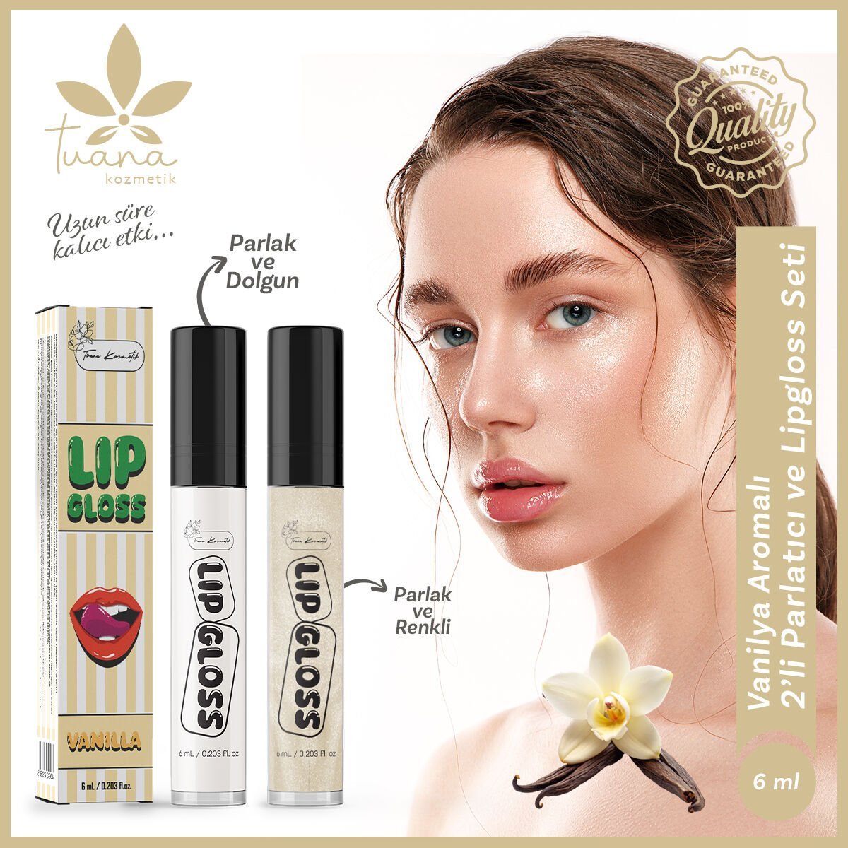 Lipgloss Vanilya 2'li Set