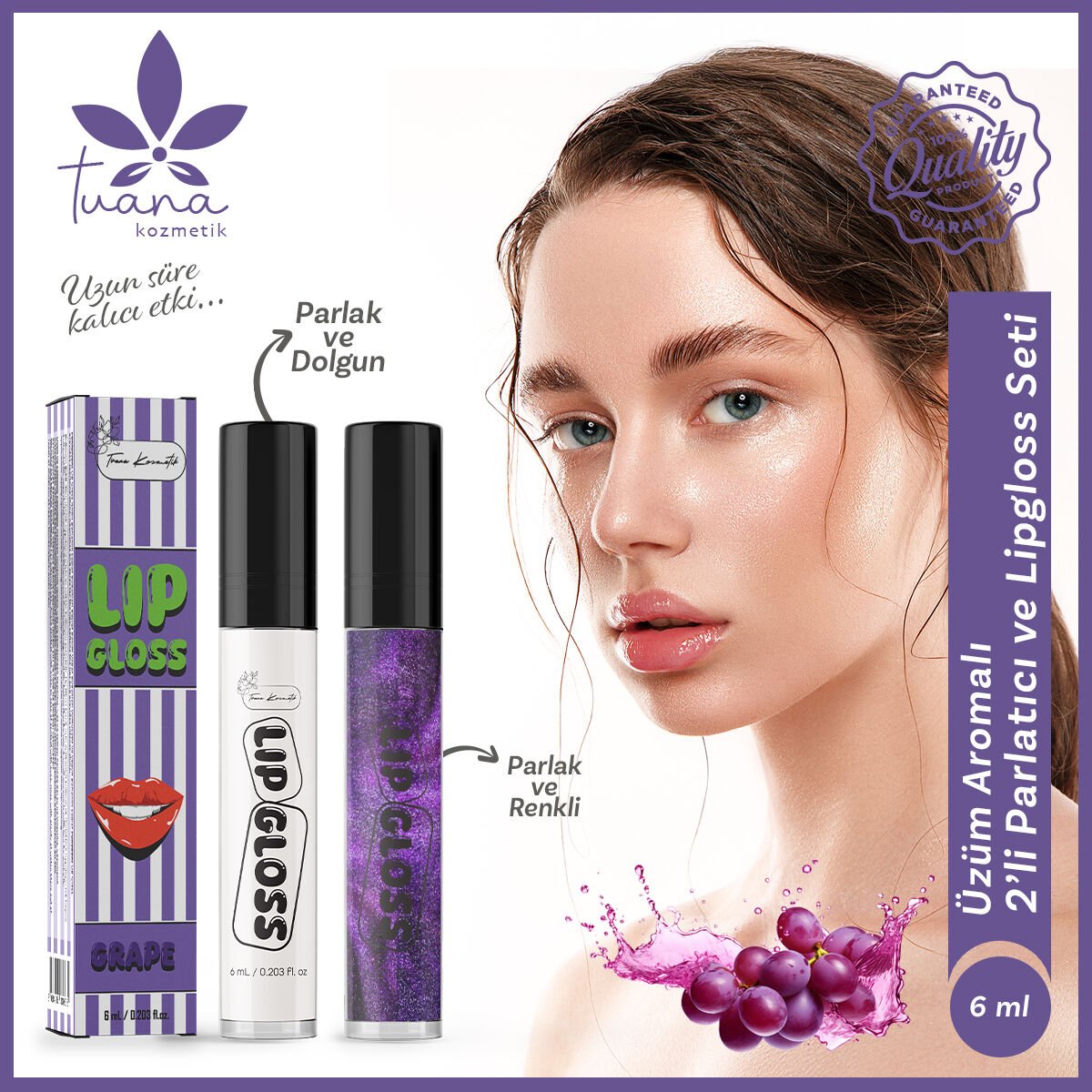 Lipgloss Üzüm 2'li Set