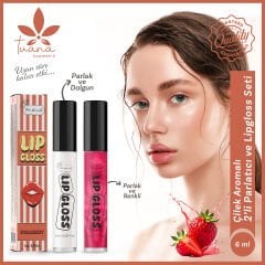 Lipgloss Çilek 2'li Set